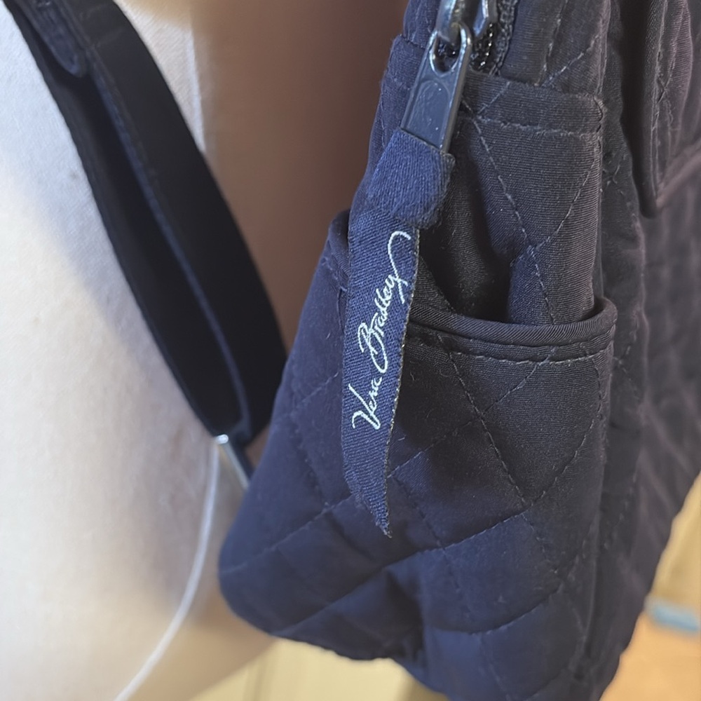 Vera Bradley Essential Compact Backpack Navy Blue - image 3